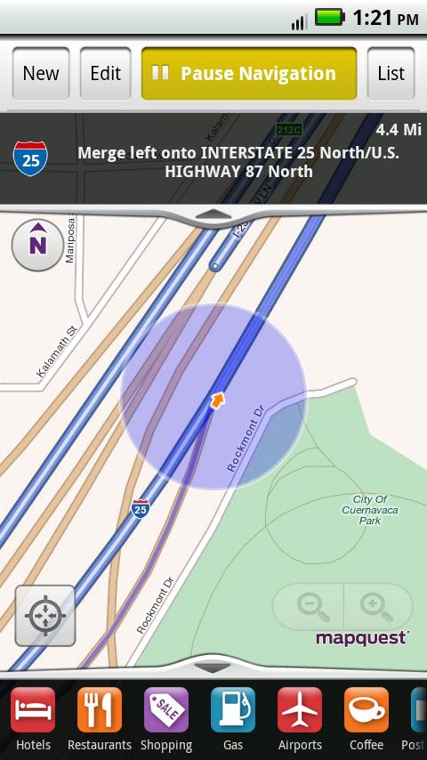 MapQuest Android App Released, Free Voice-guided Turn-by-turn Navigation