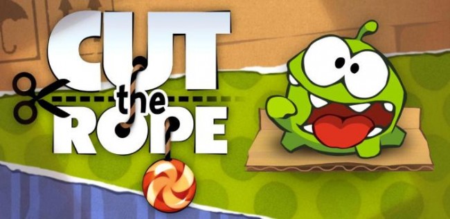 Cut the Rope e1335467735991 Cut the Rope for Android Updated, New DJ Box   with 25 New Levels Plus Leaderboards