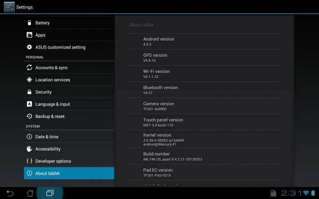 Prime Update 650x406 Transformer Prime Update to Build 9.4.2.21 Now  Rolling Out, Face Unlock Still Not Available
