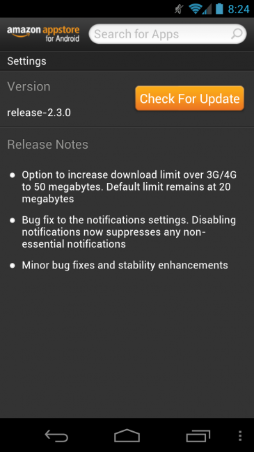 Screenshot 2012 03 30 08 24 59 365x650 Amazon Appstore Receives Update  to Fix Notification Bugs and Increase Download Limits, Does Anyone Still Use  It Though?