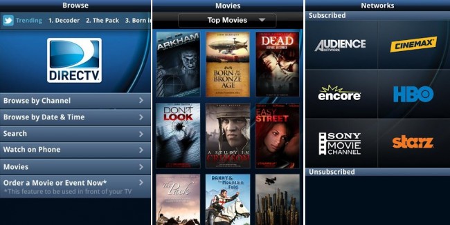 DirecTV 1 650x326 DIRECTV for Android Updated, Stream Your Favorite   Shows Right to Your Device