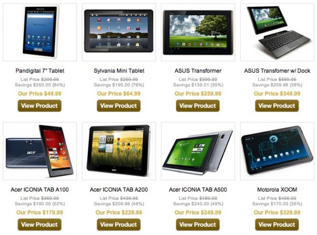tablet sale 650x482 1Saleaday's Current Flash Sale is All About  Tablets, Prices Starting at $50
