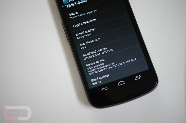 nexus 404 update 650x432 Verizon Confirms That the Galaxy Nexus 4.0.4   Update Will Arrive 