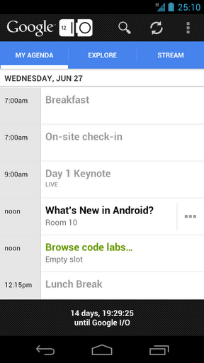 io1   Google I/O App Receives Huge Update – Push Notifications, Google TV Support   and Full Agenda Now Ready to Go