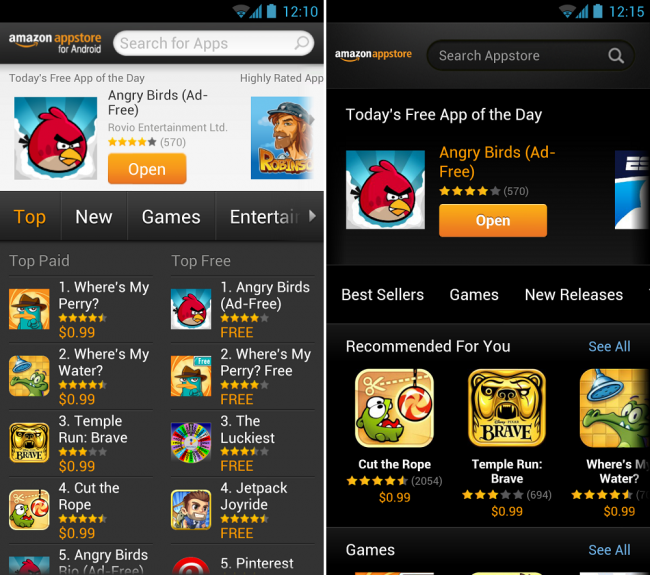 Amazon Appstore Old1 650x575 Amazon Appstore Updated – International   Users Supported and New User Interface