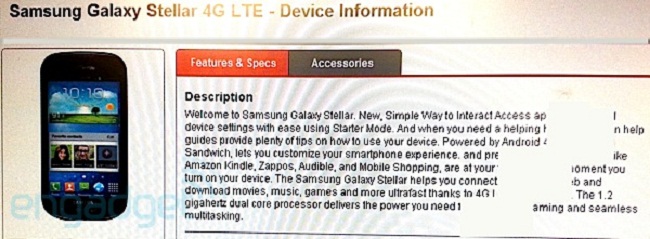    Samsung's Galaxy Stellar 4G LTE to Launch Sept 6 According to Leaked VZW   Document
