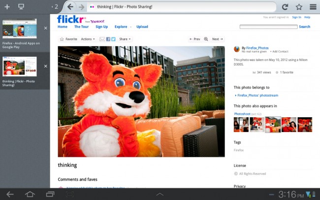  Newly Redesigned Firefox for Android Tablets Released