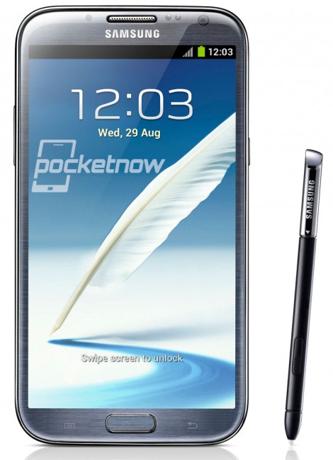  Samsung Galaxy Note 2 Leaks Ahead of Official Announcement – 5.5″   Display, Jelly Bean, 2GB RAM All Confirmed