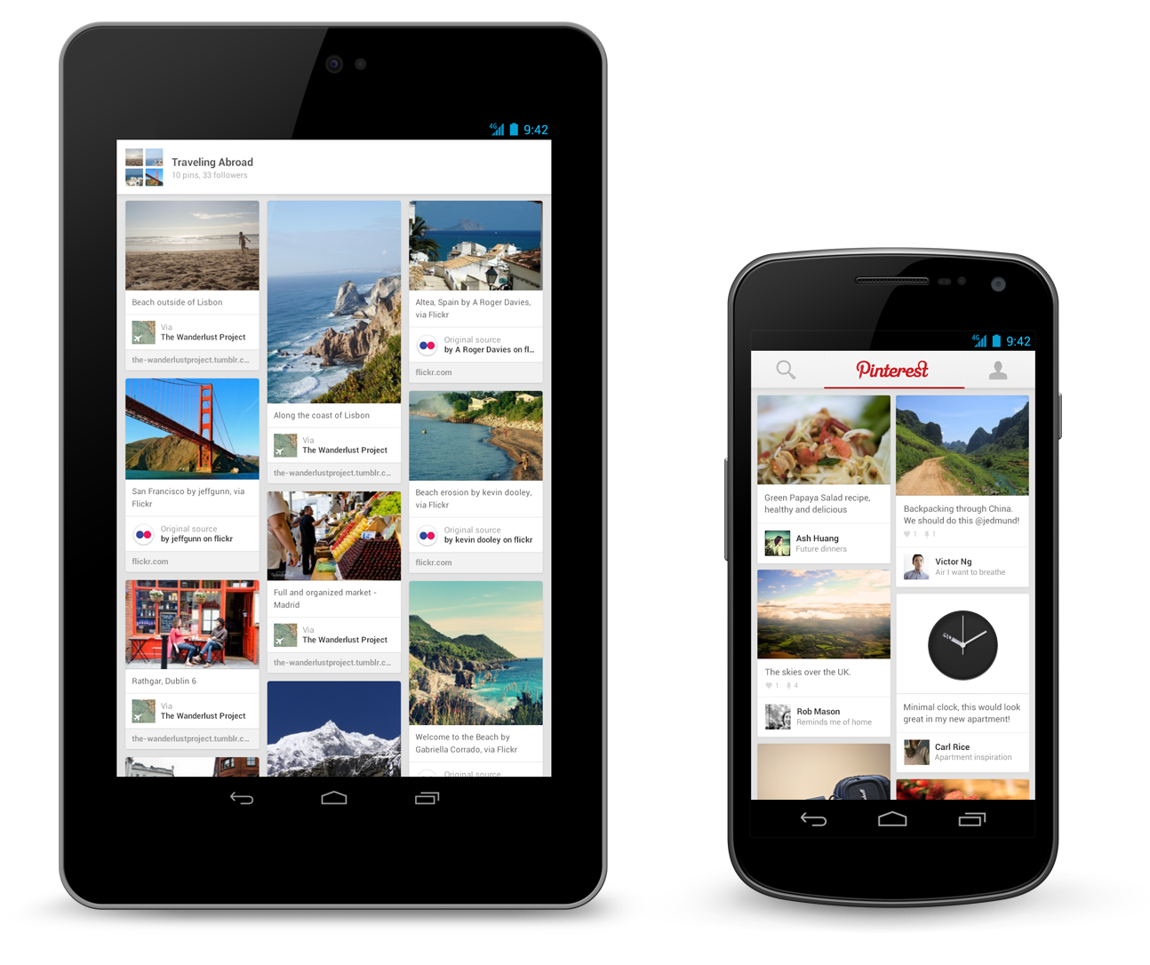 Official Pinterest App Finally Arrives on Android | Droid Life