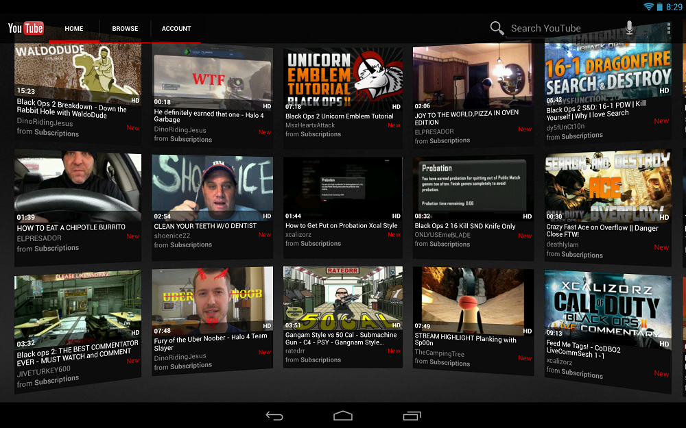 YouTube For Android Updated, UI Revamp For 10" Tablets Has Finally Come