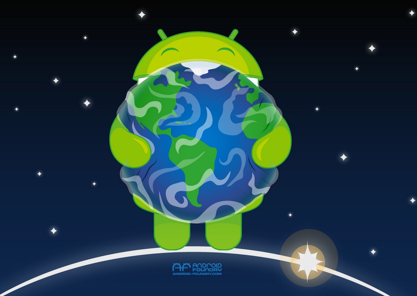 Celebrate Earth Day With This Android Inspired Wallpaper Droid Life
