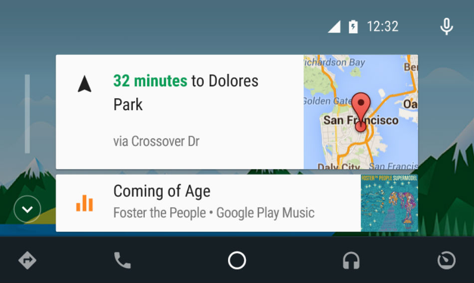 Android Auto UI
