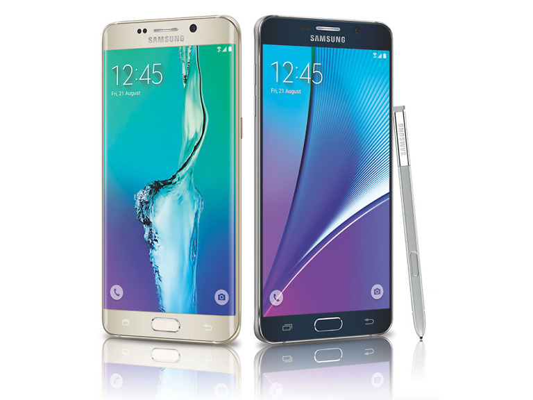 Samsung libera actualización para el Galaxy Note 5 y S6 Edge+