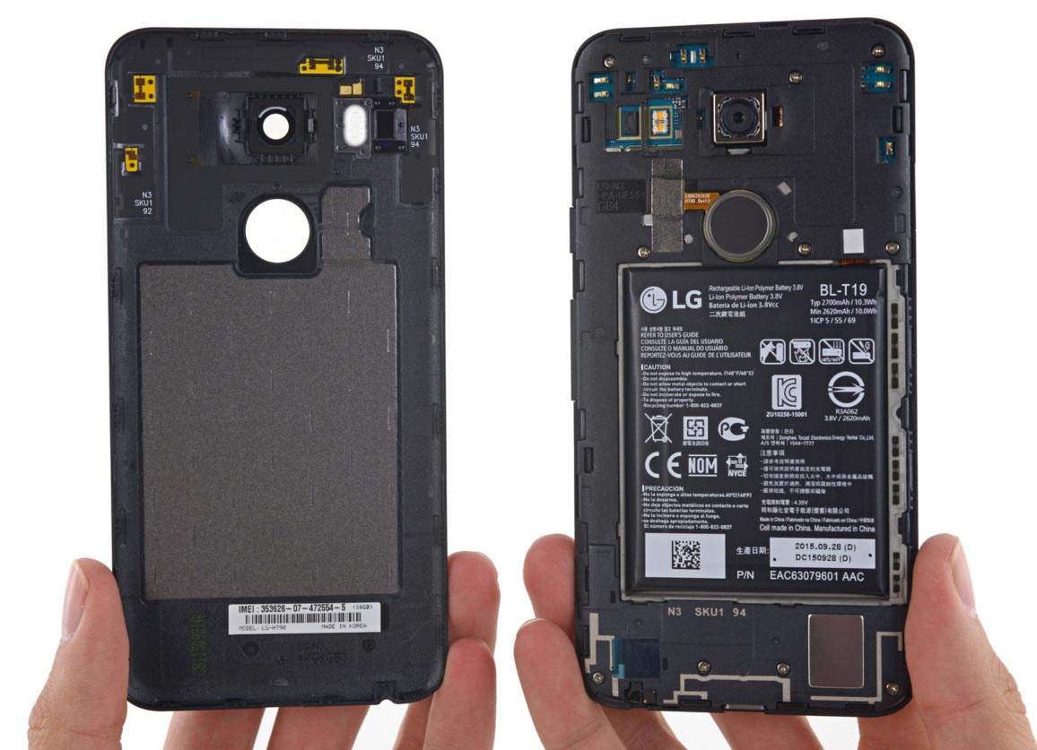 iFixit Gives the Nexus 5X Its Teardown Treatment | Droid Life