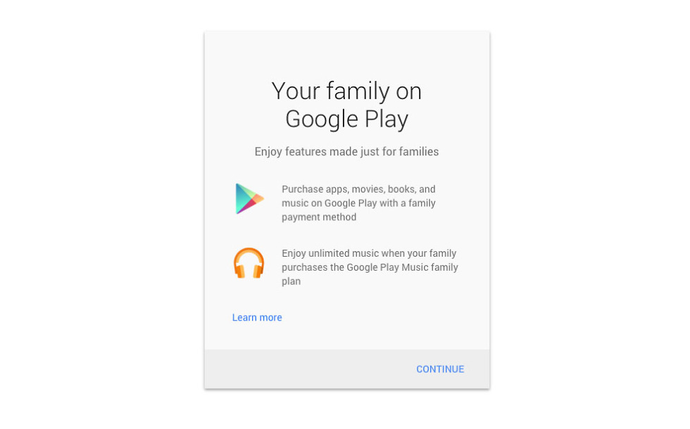 google play family payment