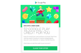 google play free credit