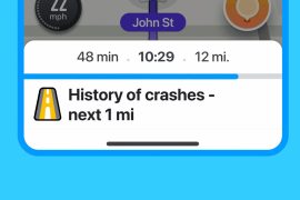 Waze - Crash History Feature