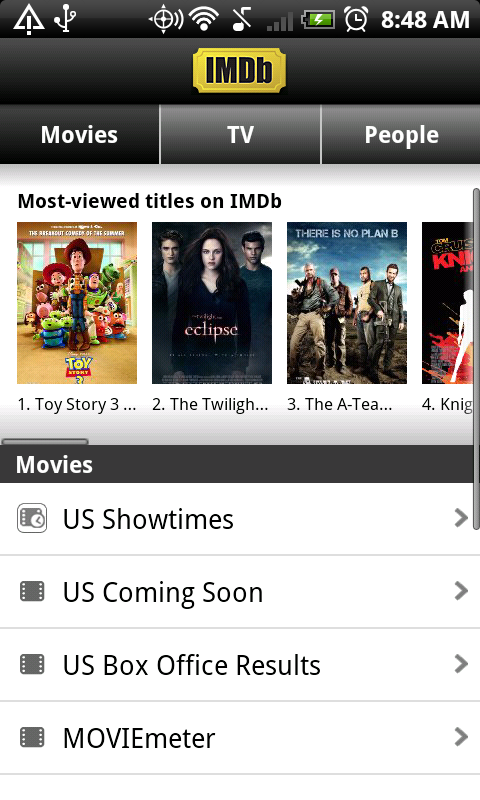IMDb App Hits Android Market