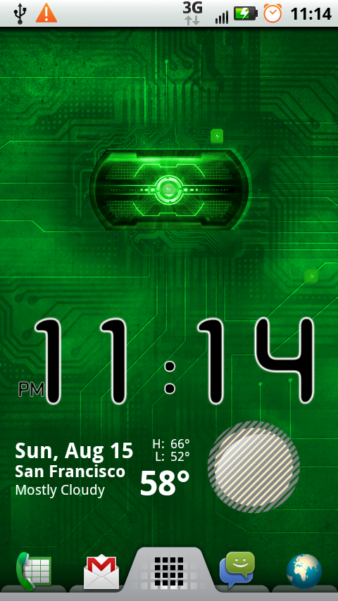Download: Custom DROID 2 Red Eye Live Wallpapers