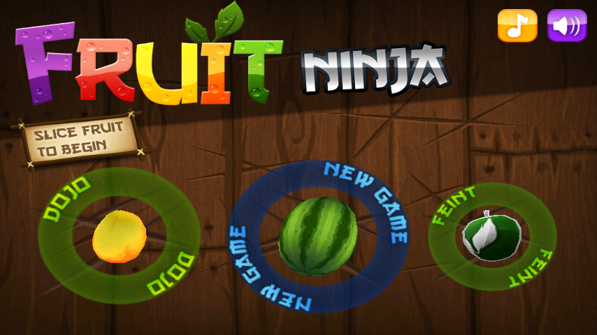 Fruit Ninja Kinect Demo Gameplay 