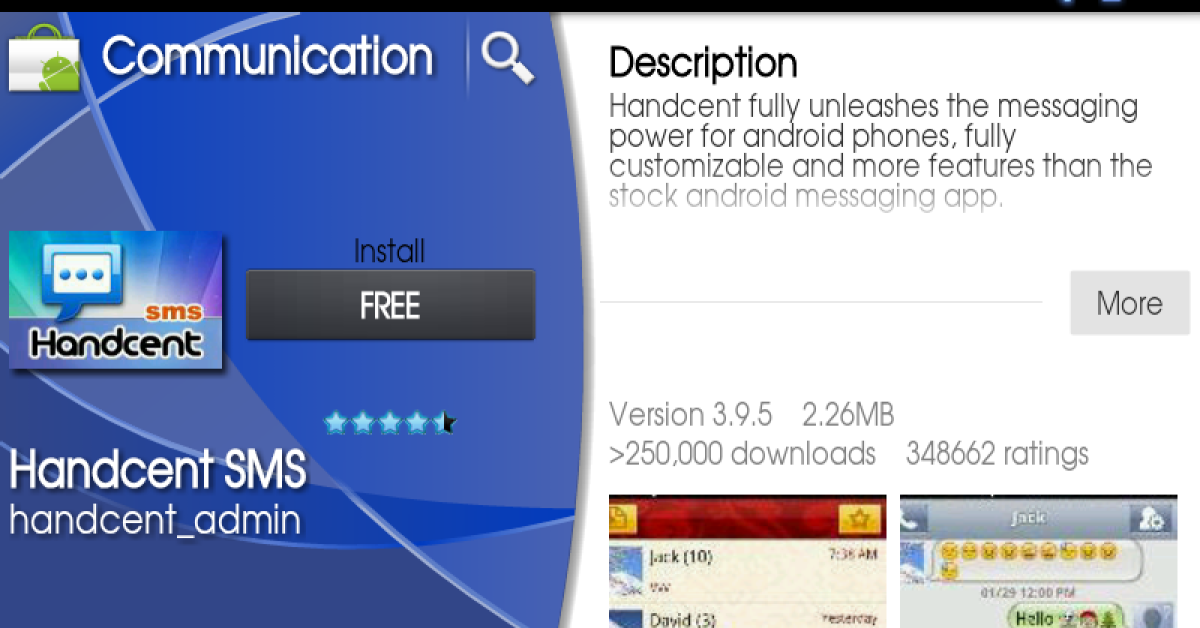 Handcent SMS Receives Update, Brings With It List Of New Features