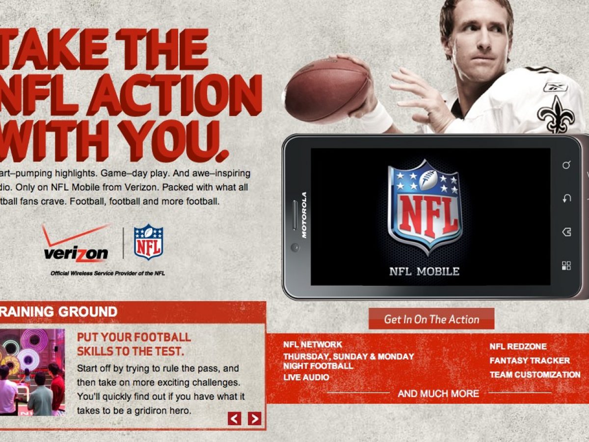 Verizon And Nfl Team Up Again Free Nfl Mobile Premium Access To 4g Lte Customers