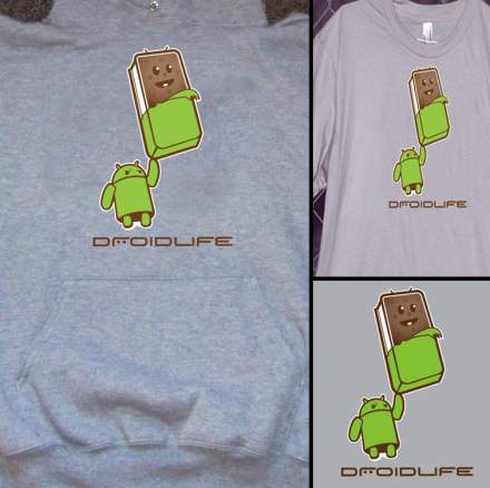 Limited Edition Droid Life Ice Cream Sandwich T-Shirts and Hoodies Now On Sale – 5 Days Only!