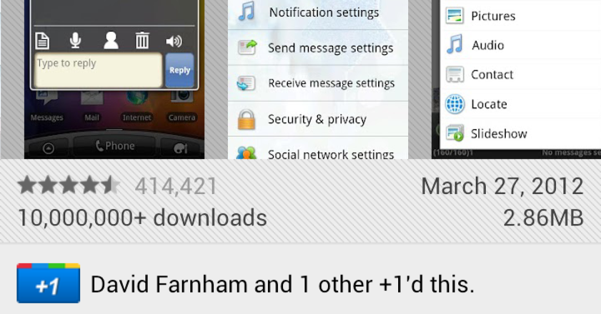 Handcent SMS Version 4.0 Released, Ice Cream Sandwich Support Has Arrived