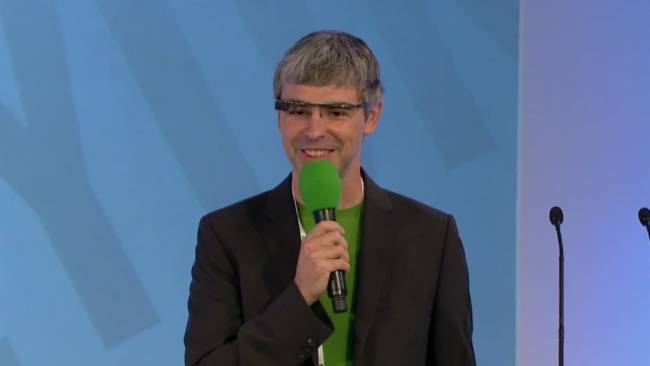 Larry Page Google Glasses