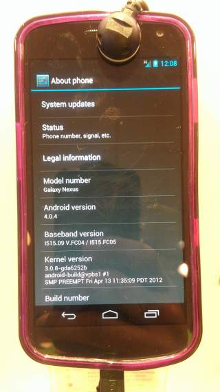 Handful of Lucky DL Readers Receive Android 4.0.4 IMM76K Update on Verizon Galaxy Nexus? (Updated)