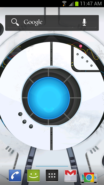 Portal 2 Fans Wheatley Has Arrived For Android In The Form Of A Live Wallpaper