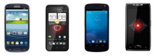 Comparison: Galaxy S3 vs. Incredible 4G LTE vs. Galaxy Nexus vs. RAZR MAXX