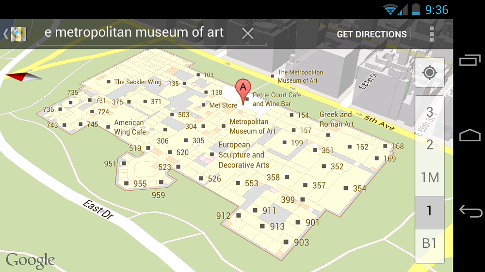 Google Adds 20 Indoor Maps for Museums and the Smithsonian Zoological Park