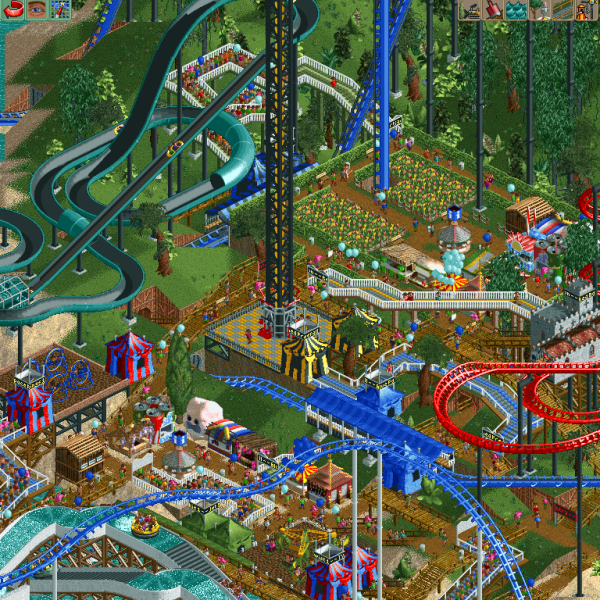 Игра на пк park. Rollercoaster Tycoon 4 для ПК. Rollercoaster Tycoon 5. Rollercoaster Tycoon Classic.