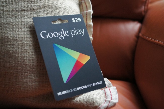 google play gift card