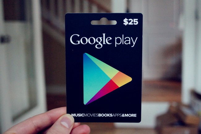 google play gift card