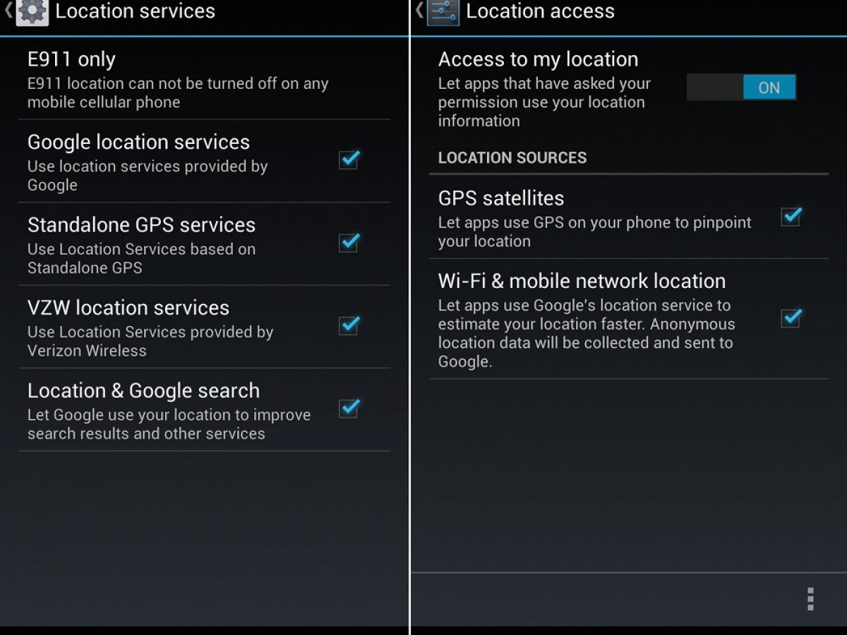 How do I enable GPS on my Android phone?