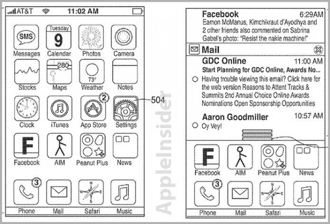 apple notificatino patent