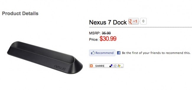 nexus 7 dock