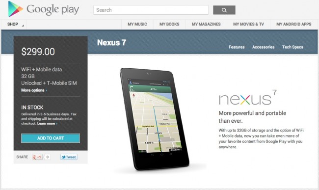 tmo nexus 7