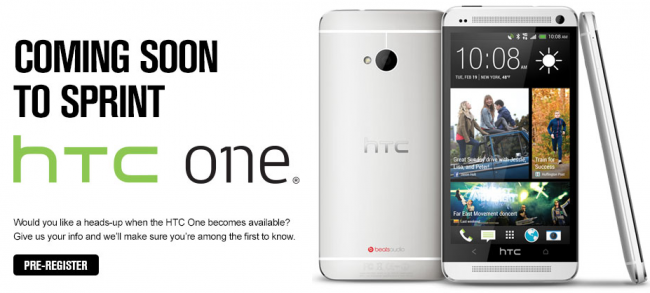 HTC One signup