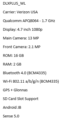 dlxplus specs