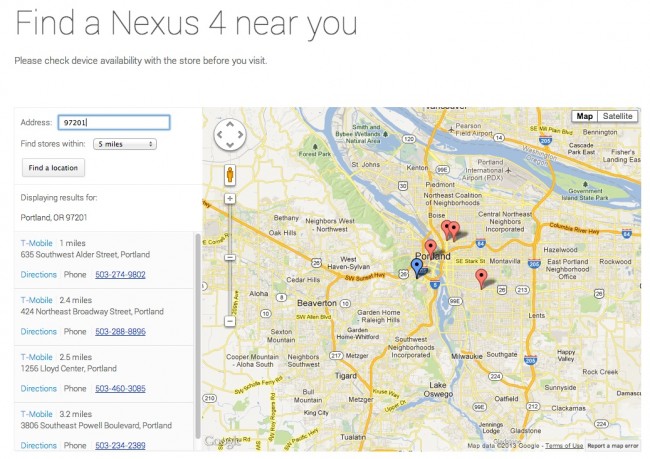 nexus 4 finder