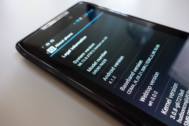 razr jelly bean update