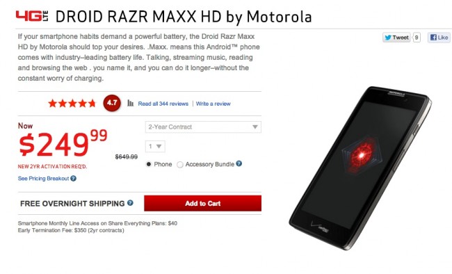 razr maxx hd deal