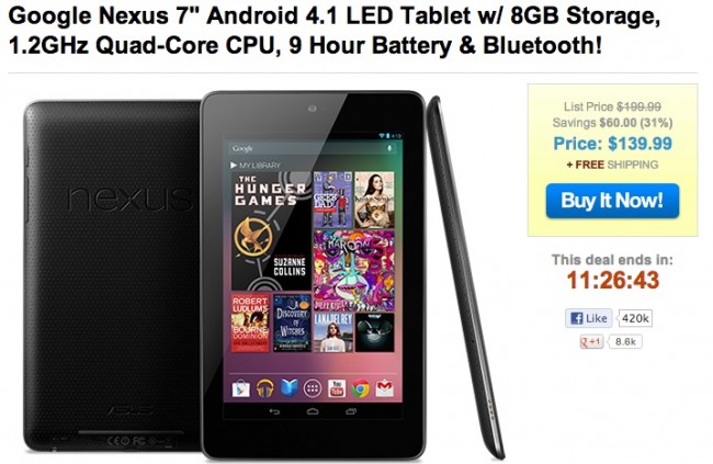 cheap nexus 7