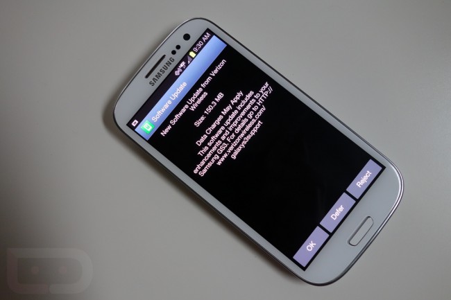 galaxy s3 update