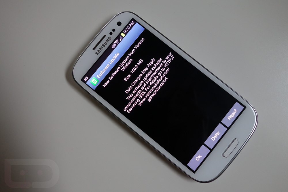 Galaxy s3 latest update