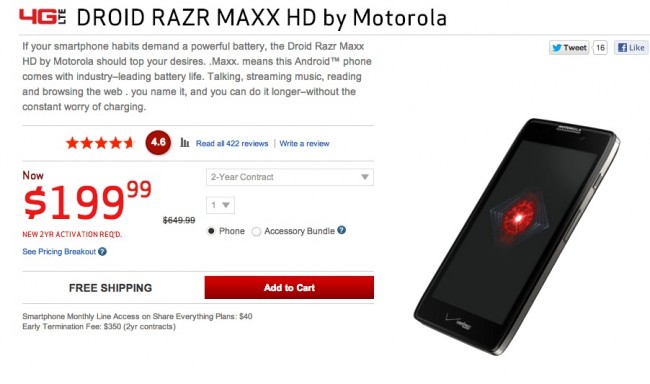 razr maxx hd deal