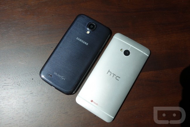 htc one vs galaxy s4